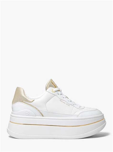 women's michael kors platform sneakers|michael kors hayes platform sneakers.